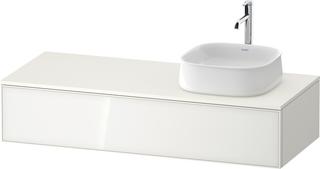 Duravit Waschtisch-Unterschrank Zencha 130x55cm, B R, G we/we matt, Nussb mitt