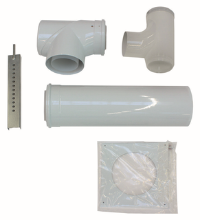 Vaillant Basis-Anschluss-Set 110/160mm, konz., a Abgasl. im Scht., PP