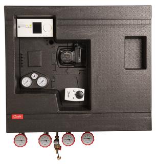 Danfoss Hausstation Compact 28 VX-FI, 1 AVQM, 35kW, ECL310/A237