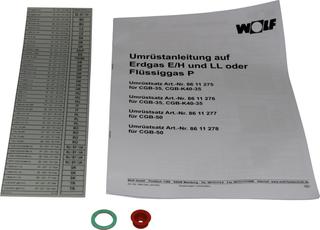 Wolf Umrüstsatz Erdgas E/LL - Flüssiggas für CGB-35 und CGB-K40-35