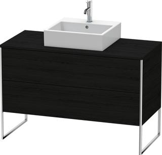 Duravit Waschtisch-Unterschrank XSquare 120x54,8cm, E sw, f Kons, 2 Ausz., steh.