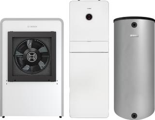BOSCH Luftwärmepumpen-Paket JUPA CS778 CS7000iAW17IR-T, AWM17, BH 200-5 1 A