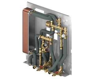 Flamco Fertigstation Logo Comfort 600 statischer Heizkreis, 17 l/min