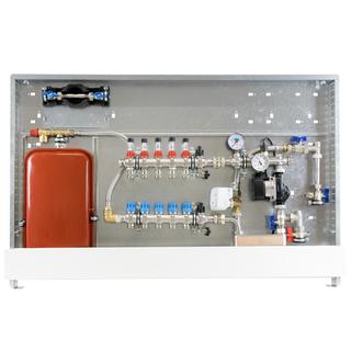 Strawa Mischstation FBM-S10-18-V-W1-WMZ- Comfort, 3 Heizkreise, 1175x760-890mm
