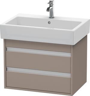 Duravit Waschtisch-Unterschrank Ketho 65x44cm, bas. ma, 2 Schubk., wandhängend