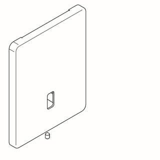 AR Edelstahlabdeckplatte, F5, 120x150 mm, Sensorhalterung, 2030068769