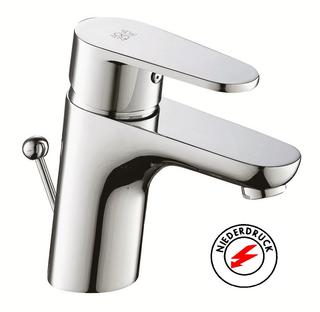 AQVAZONE WT-Einhebelmischer AQVA BASIC I chrom, Niederdruck, mit Ablaufgarnitur