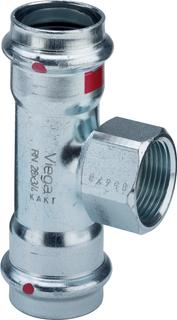 Viega T-Stück Prestabo 1117.2 22mmxRp 1/2x22mm, St unl., SC, Mehrk.
