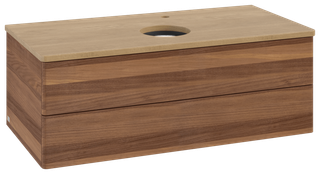 V&B WT-Unterschrank o. F-Struktur Antao 100x36x50cm, HL, WBP hon. Oa, w. wal