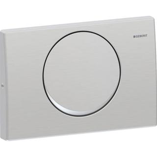 Geberit Betätigungsplatte Delta10 Round ES, f Spül-Stopp-Spülung, verschraubbar