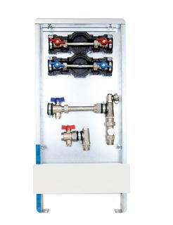 Strawa Wohnungsanschlussstation AS 15h-W2-WMZ ST, 3/4", 330x710mm, UP-St