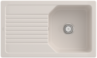 V&B Spüle Linara 50 m Abl.garn, Hand., crema CeramicPlus