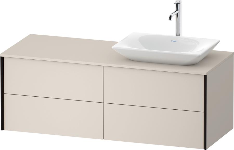 Artikelbild 1 des Artikels „DU Konsolen-WTU wh. XViu 1400x509x550mm 4SK, TA rechts, Taupe Matt, ES Ahorn re “