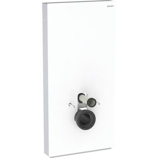 Geberit Wand-WC-Modul Monolith Plus Bauh. 101cm, m Anschlussst. we., Gl. we.