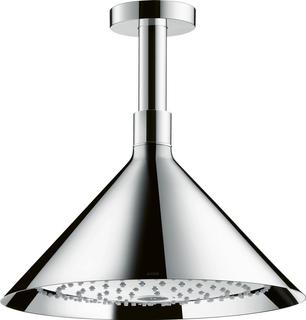 hansgrohe Kopfbrause Axor mit Deckenanschluss, 240mm, 2jet, chrom