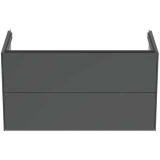 IS Waschtisch-Unterschrank Conca 100x50,5x54,8cm, 2 A, anthr. ma lack.