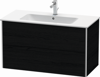 DU WT-Unterbau XSquare, 2 Schubkästen 560x1010x478mm, Eiche Schwarz ES Ahorn