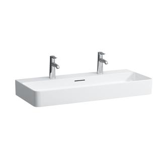 Laufen Aufsatz-Waschtisch VAL 95x42cm, Wd., m ÜL, m 2 Hahnl., we. ma