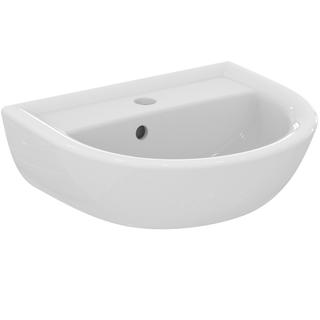 IS Handwaschbecken Eurovit 45x35x15,5cm, m Hahnloch/Überlauf, weiß