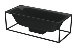 Freistehbadewanne BetteLux Shape 3452 180x80x45cm, schwarz