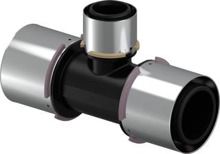 Uponor Press-T-Stück S-Press PLUS 75x50x75mm, reduziert, PPSU
