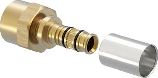 Uponor Press-Übergangsmuffe Rapex 16mmxRp 1/2, mit Presshülse