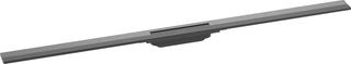 hansgrohe RainDrain Flex Duschrinne 1200mm, brush. bla vc, FM-Set, kürzbar