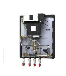 Danfoss Hausstation VXe Solo HOP, 2 HE:30kW, ECL310/P330, STW