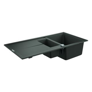 GROHE Komposit-Einbauspüle K400 60-C 100/50 1.5 rev 100 x 50 cm, mit Abtropffläche, aufliegend, 1,5 Becken