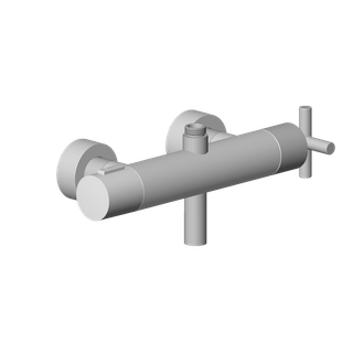 DO Anschluss für Brausethermostat Wand ET 04170104701 315 x 85 x 210 mm Platin