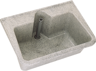AR Mehrzweckbecken, SIRIUS, GFK, 700x320x495 mm, decorgrau