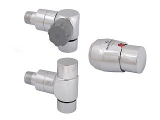 Schlösser THM-Set Style-Tec 3660 DN 15, 1/2", Winkel, rechts, reinweiß
