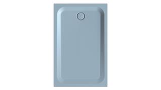 Duschwanne BetteUltra 5834 140x90x3,5cm, Wannenträger, blue satin