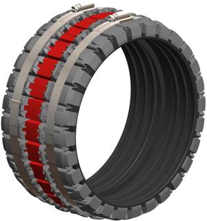 ATEC Kraftschluss-Manschette Spannber. 183-226mm, 130mm, bis 120 Grad