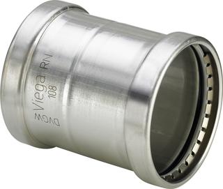 Viega Muffe Sanpress Inox 2315XLLF 88,9mm, mit SC-Contur, labs-frei