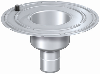 ACO Bodenablauf Passavant DN 70, Flan., 150x350mm, o GV