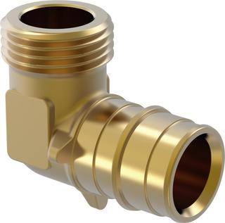 Uponor Q&E Winkel mit Aussengewinde PL 25-G3/4"MT
