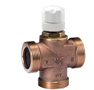 Resideo Dreiwege-Ventil V135 Typ C Misch-/Verteil-Vtl. m AG, DN 20, R 3/4