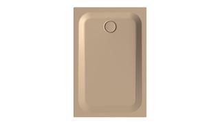 Duschwanne BetteUltra 1680 120x80x3,5cm, Anti/Pro, Mini-WT, greige