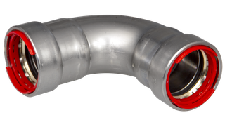 AIPS Bogen VSH PowerPress C9408 1/2", 90G, I/I, St, ZnNi-b., EPDM O-R.