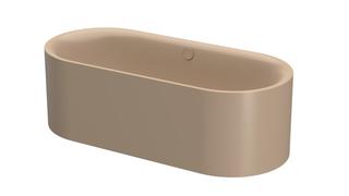Badewanne BetteLux Oval Silouette-3466 greige, 180x80x45cm, freistehend