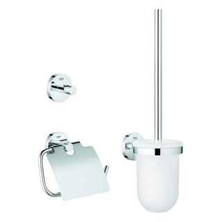 GROHE WC-Set Essentials 3 in 1, verdeckte Befestigung, Chrom