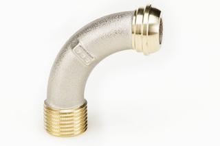 Resideo Bogentülle Messing-Kokillenguss, vernickelt, 1/2"