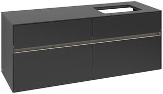 V&B Waschtischunterschrank Collaro 140x54,8x50cm, WT r, LED 10,4W, bl. mt.