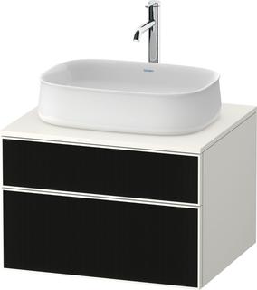 Duravit Waschtisch-Unterschrank Zencha 65x55cm, 1 Lad, G s Lini/w m, k Einr-Sys