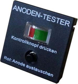 HUCH Anodentester mit Montageblende zur Einrastung