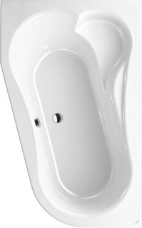 Polypex Eck-Badewanne BEACH 1600 160x100cm, jasmin, links