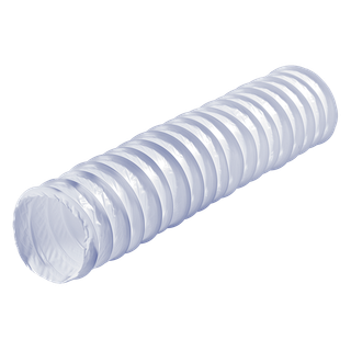 Blauberg Rohr BlauFlex 102/1 d= 102mm, 1 m, flexibel, PVC, weiß