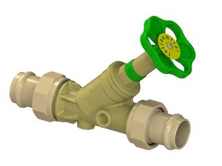 Schlösser KFR-Ventil MULTI 1682 DN 50, 54mm, AG, o Entl., nichtst. Spin.