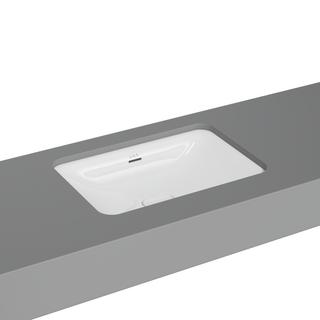 VitrA Bad Unterbauwaschtisch New Metropole 60 x 40 x 17 cm, rechteckig, ohne Hahnlochbank